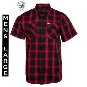 DIXXON FLANNEL - EL ROJO LOCO SS Bamboo Shirt - Men's Large